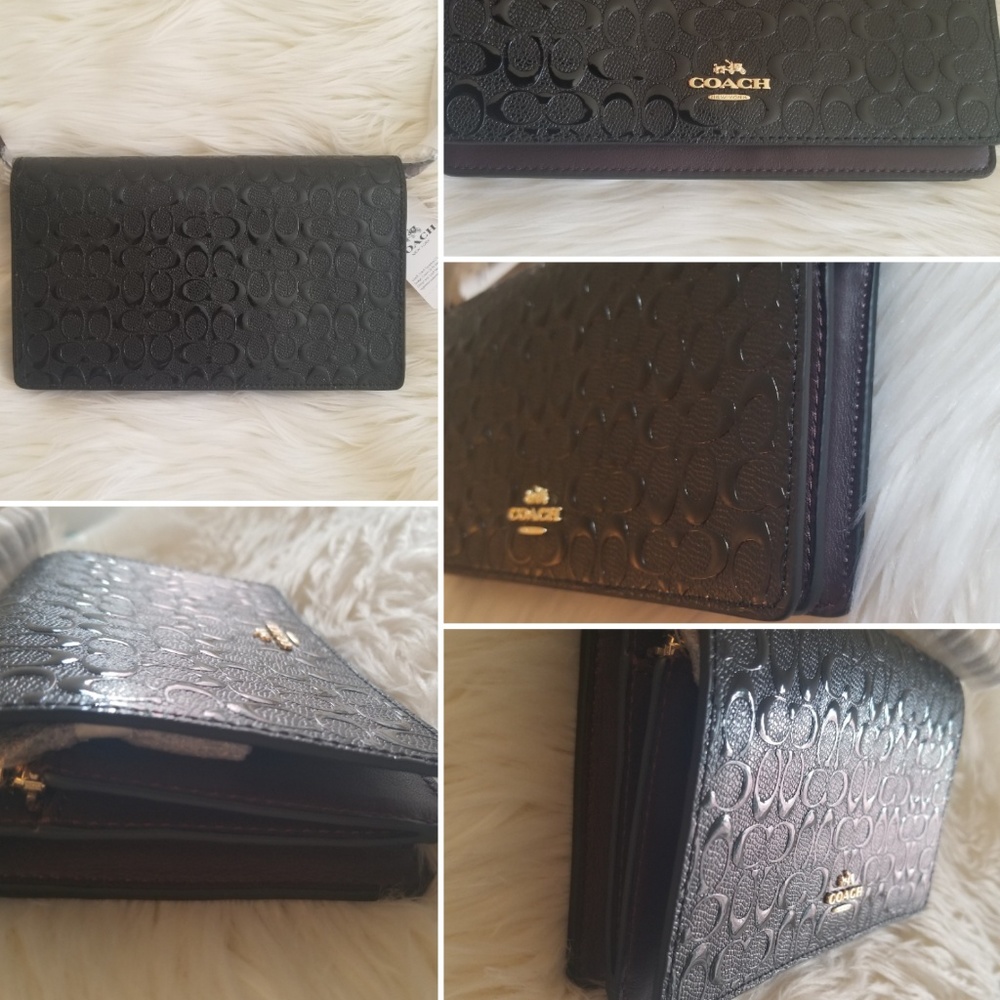 NWT*Coach Signature Foldover Crossbody*Host Pick🎉 - Picture 5 of 7